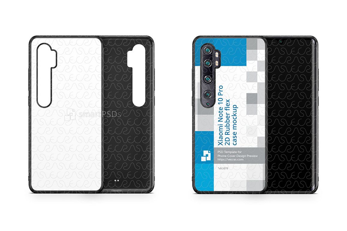 Xiaomi Mi Note 10 Pro 2019 2d Rubber Flex Case Design Mockup example image 1
