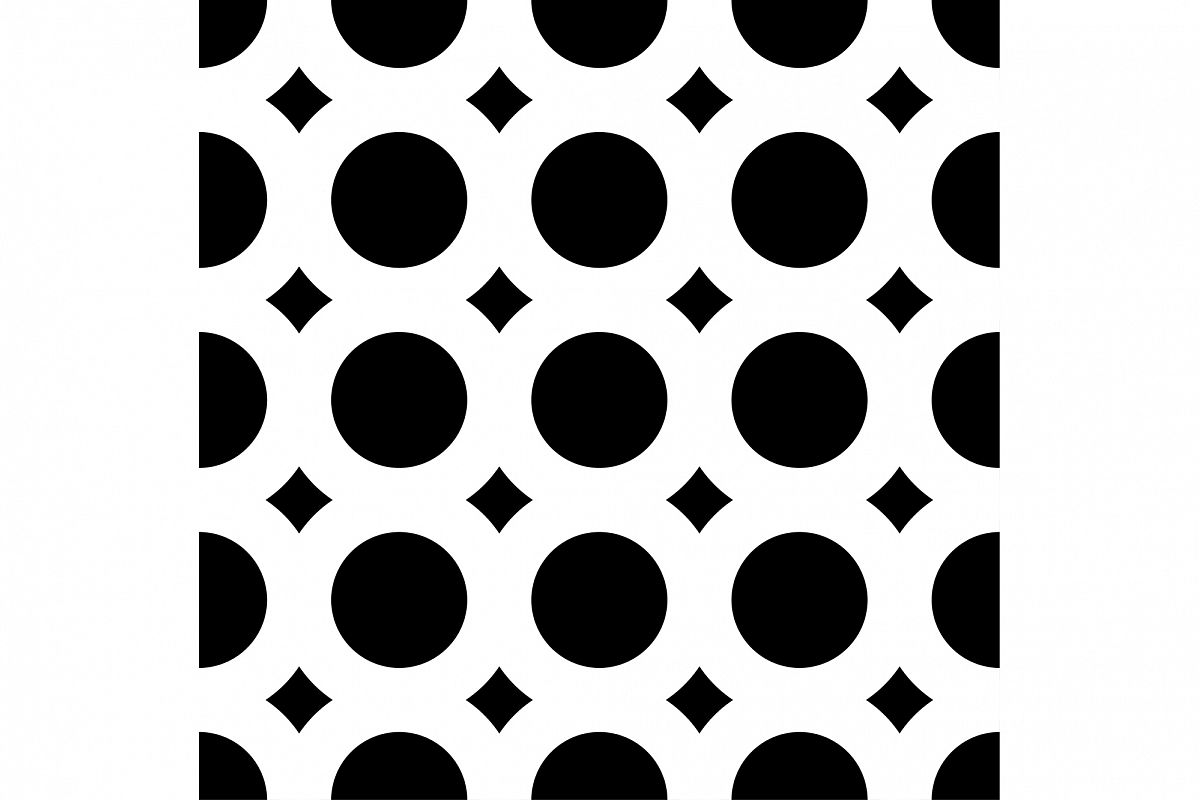 Seamless vector decorative background with rings. Print. Cloth design, wallpaper. example image 1