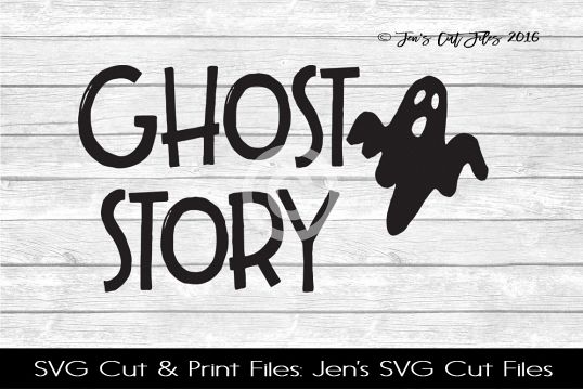 Ghost Story SVG Cut File example image
