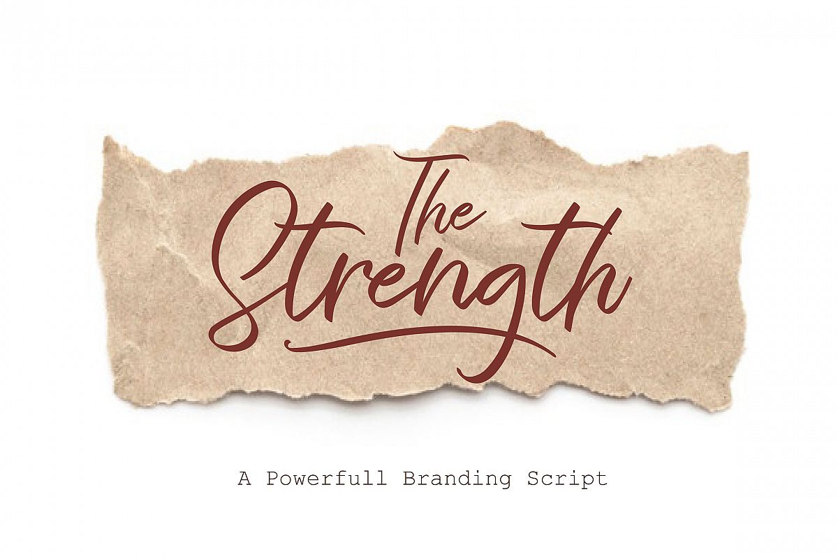 The Strength - A Branding Script example image 1