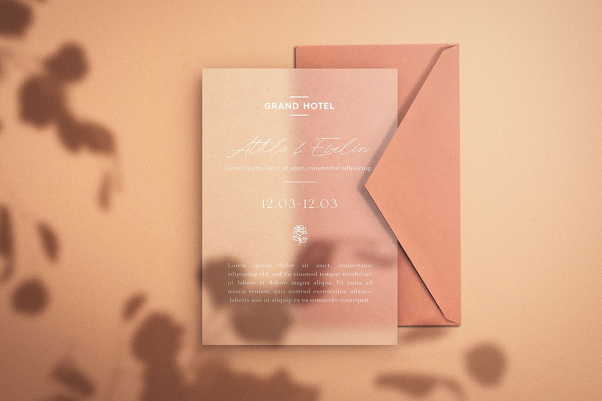 Save the Date - Paper Mockup example image 1