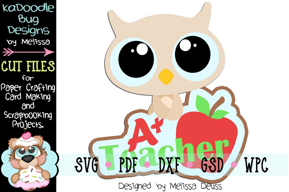 Download Teacher Baby Owl Cut File Svg Pdf Dxf Gsd Wpc 229042 Svgs Design Bundles