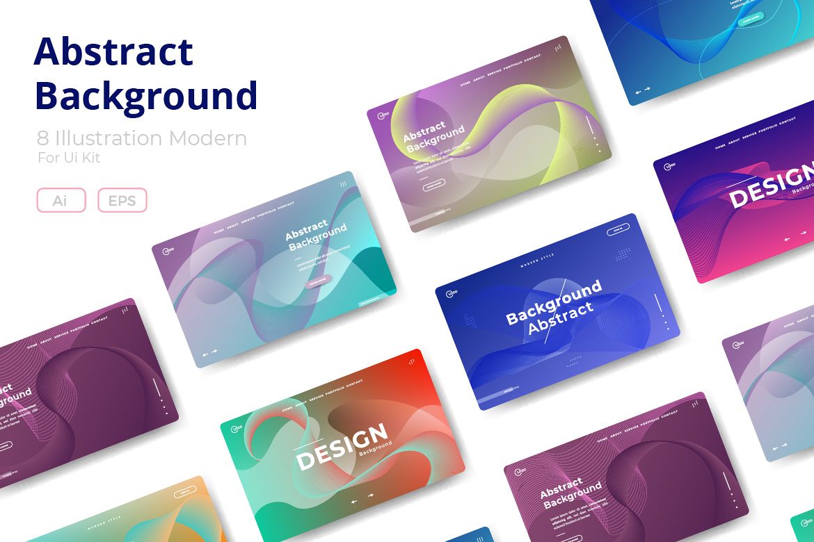 8 Abstract background design example image 1