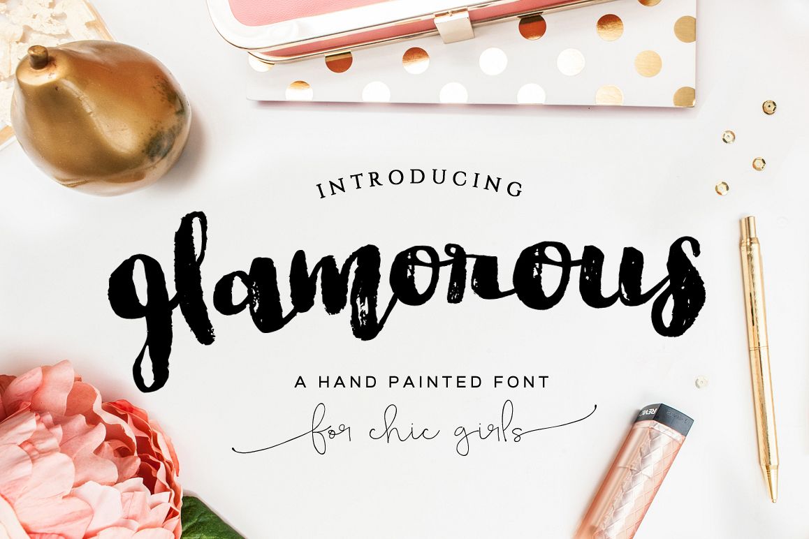 Glamorous Brush Font example image 1