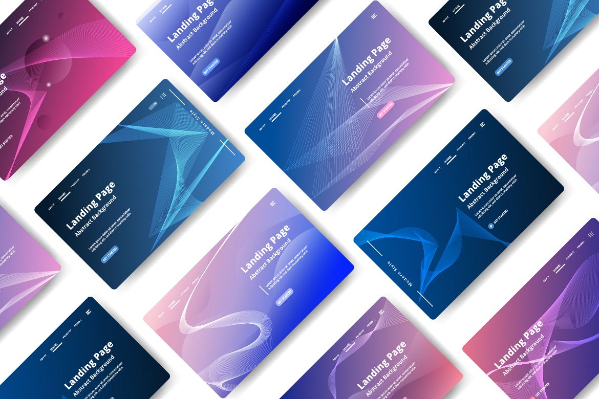 8 Abstract background design example image 1
