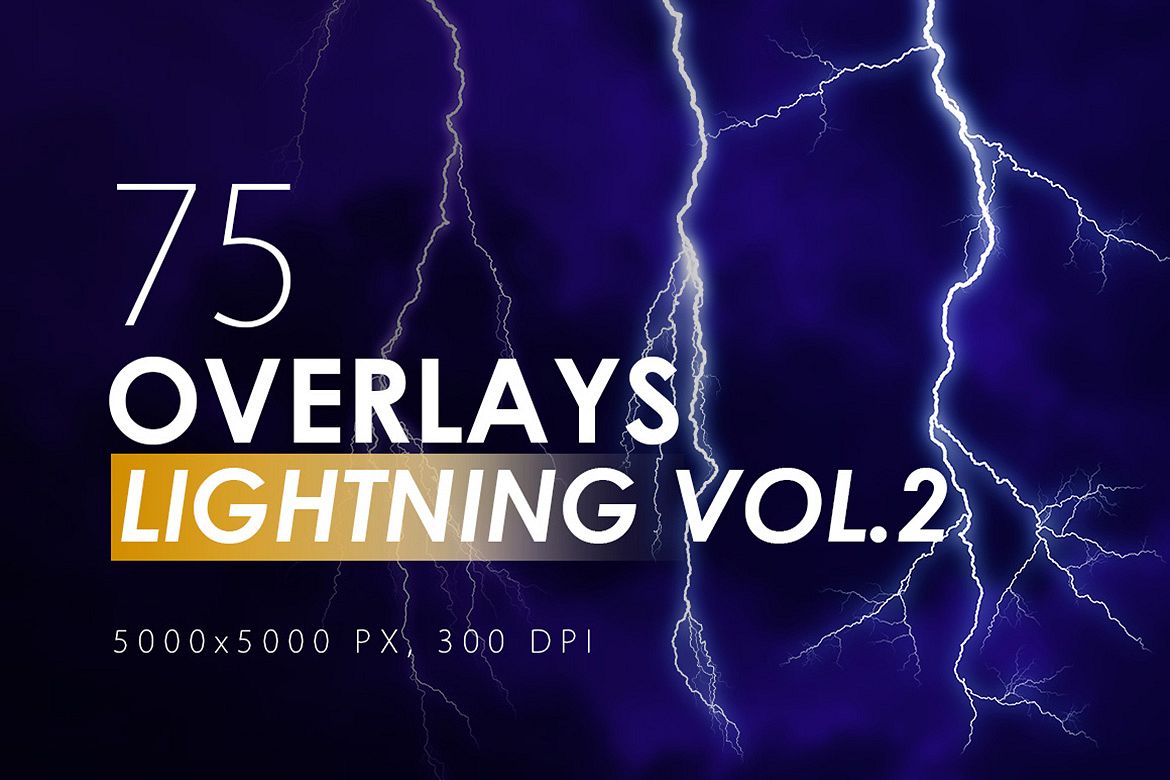 100 Lightning Overlays Vol. 2 example image 1