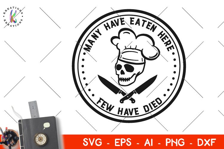 Download Halloween SVG Chef Cooking Skeleton Funny svg