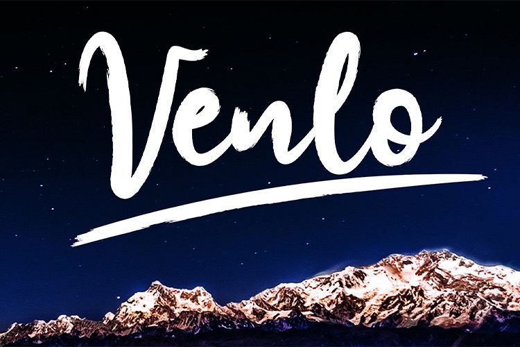 Venlo Brush Font example image 1