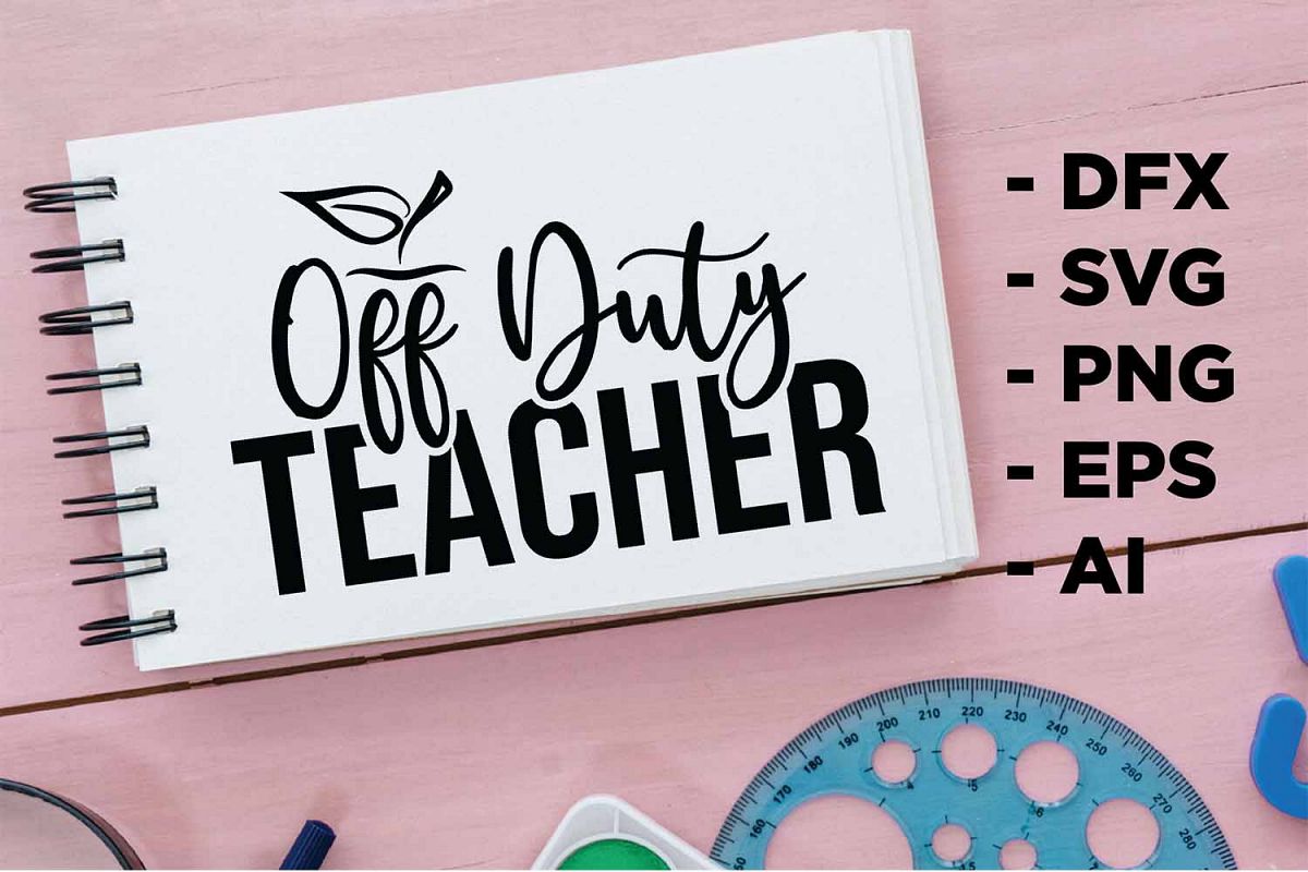 Off Duty Teacher Printable example image 1