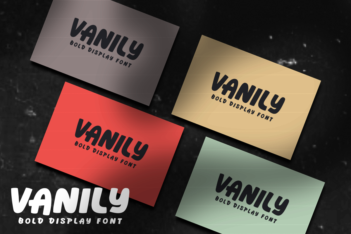 Vanily Display Font example image 1