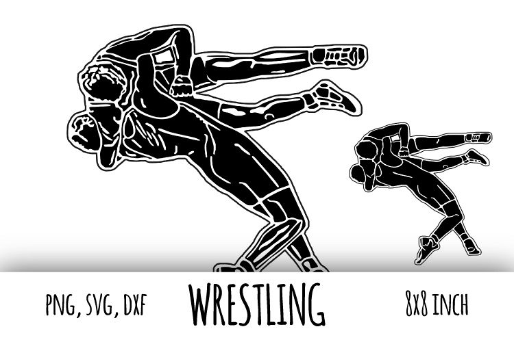 Wrestling svg. Greco-Roman Sport clipart example image 1