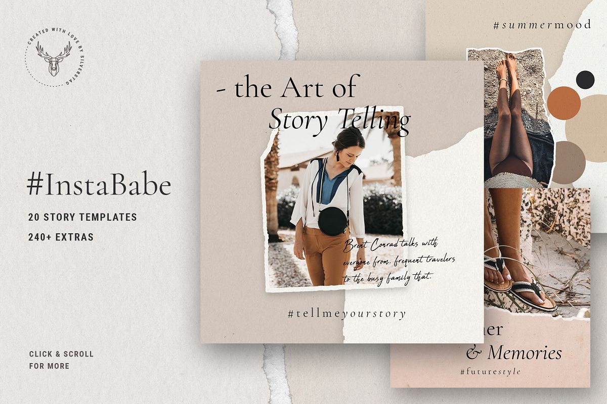 #InstaBabe Instagram Post Templates example image 1