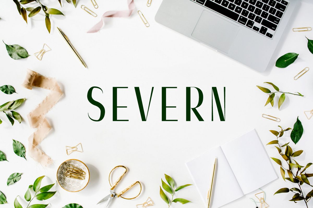 Severn Sans Serif Font Family example image 1