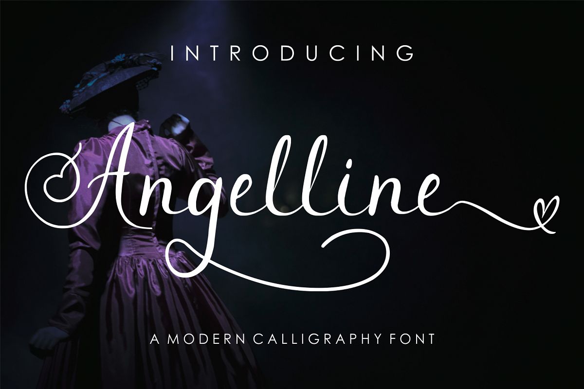 Angelline Modern Calligraphy Font example image 1