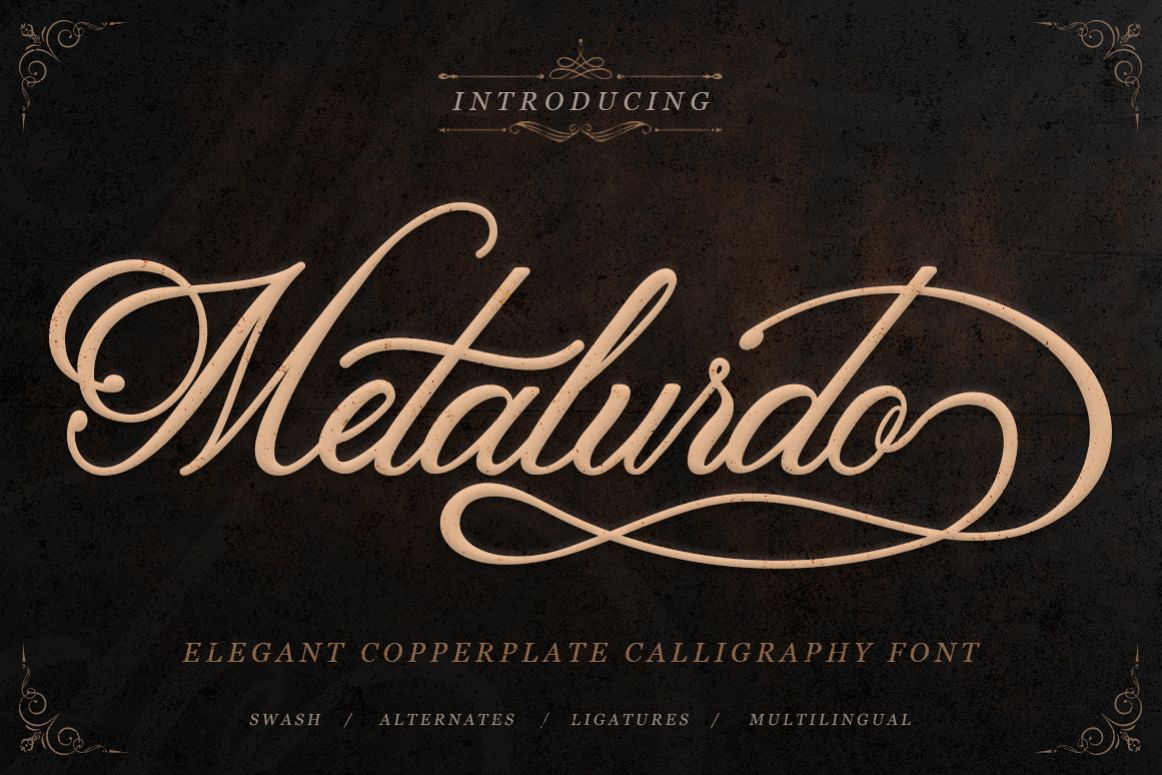 Metalurdo Calligraphy Font example image 1