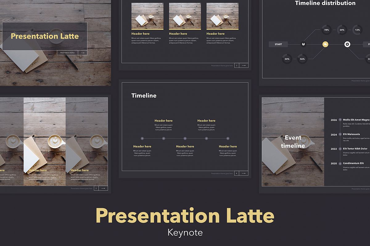 Latte Keynote Template example image 1