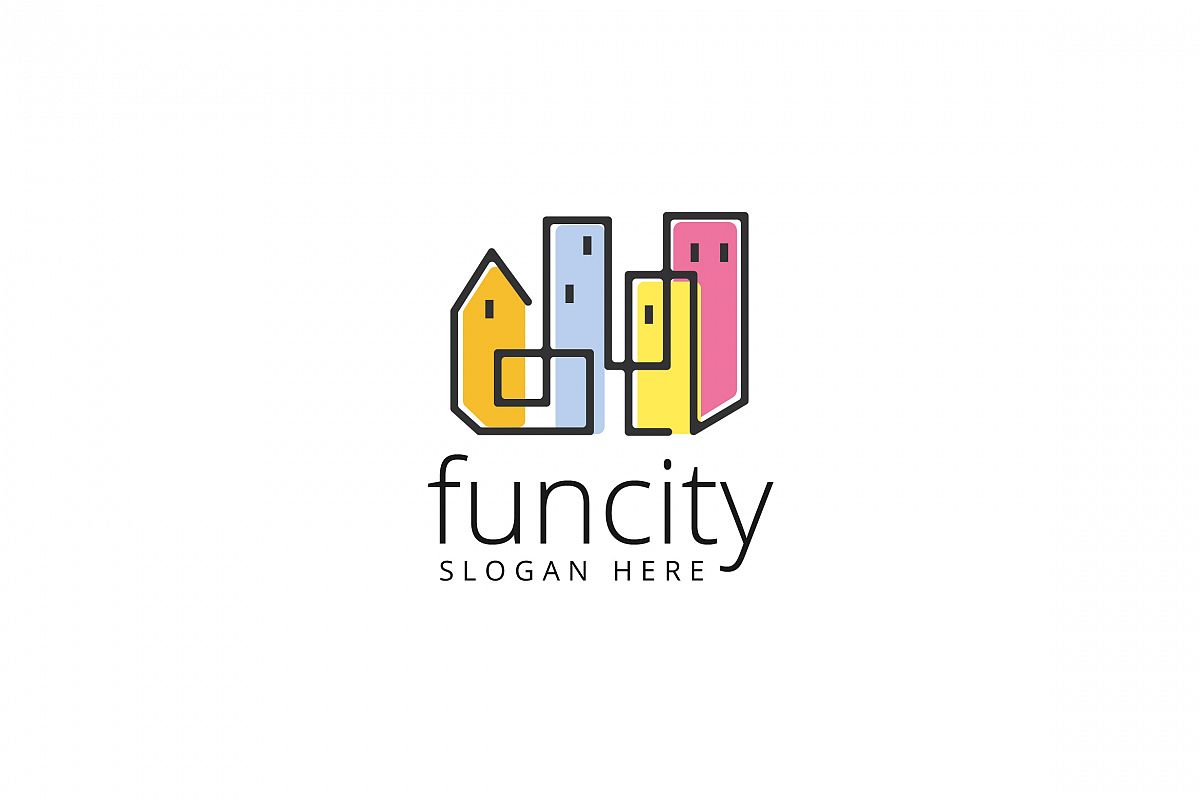 Fun City Logo Templates example image 1