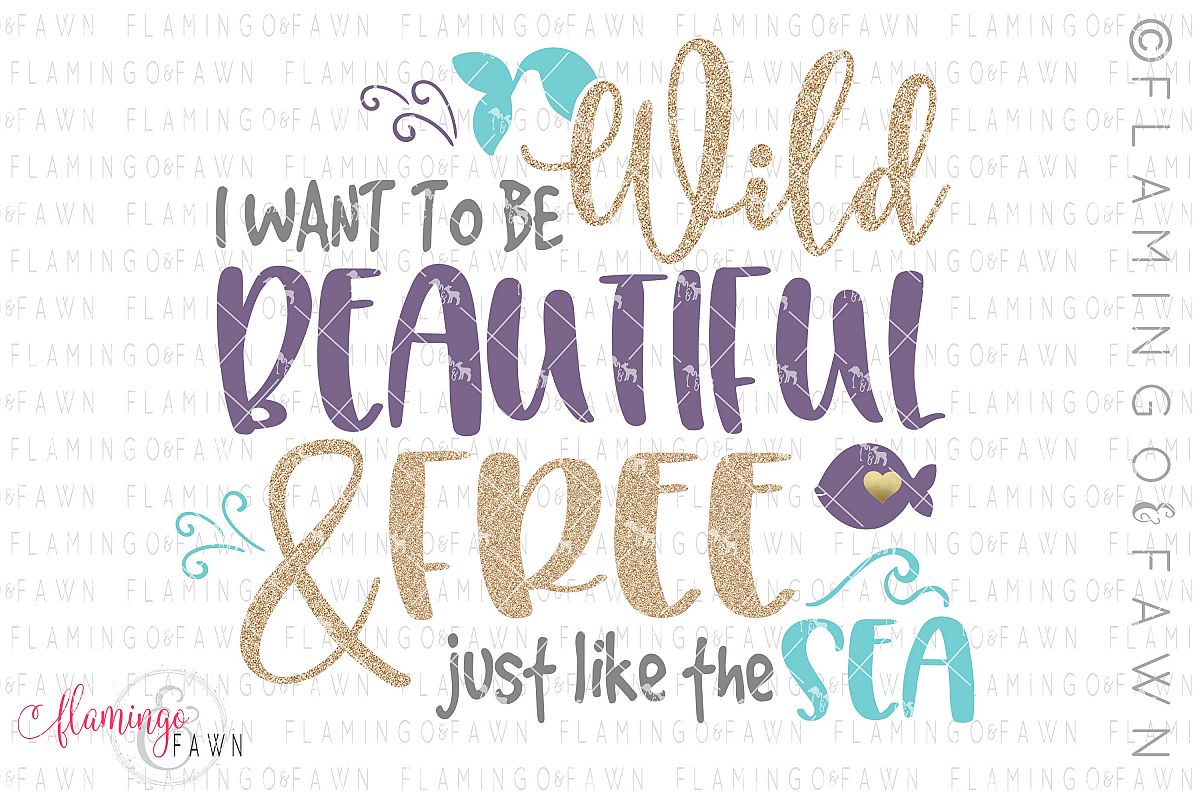 Mermaid saying svg png dxf eps example image 1