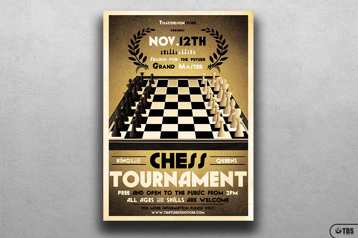 Chess Tournament Flyer Template example image 1