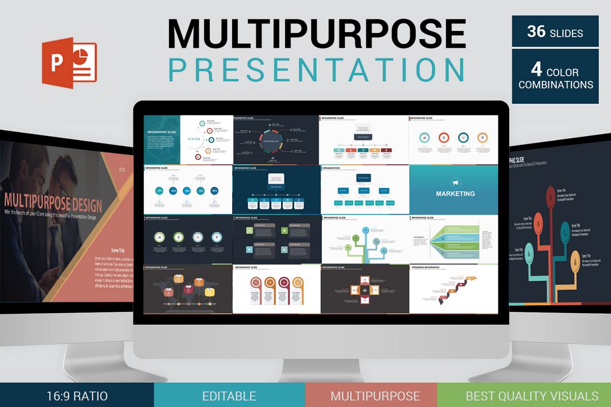 Multipurpose PowerPoint Presentation Template example image 1