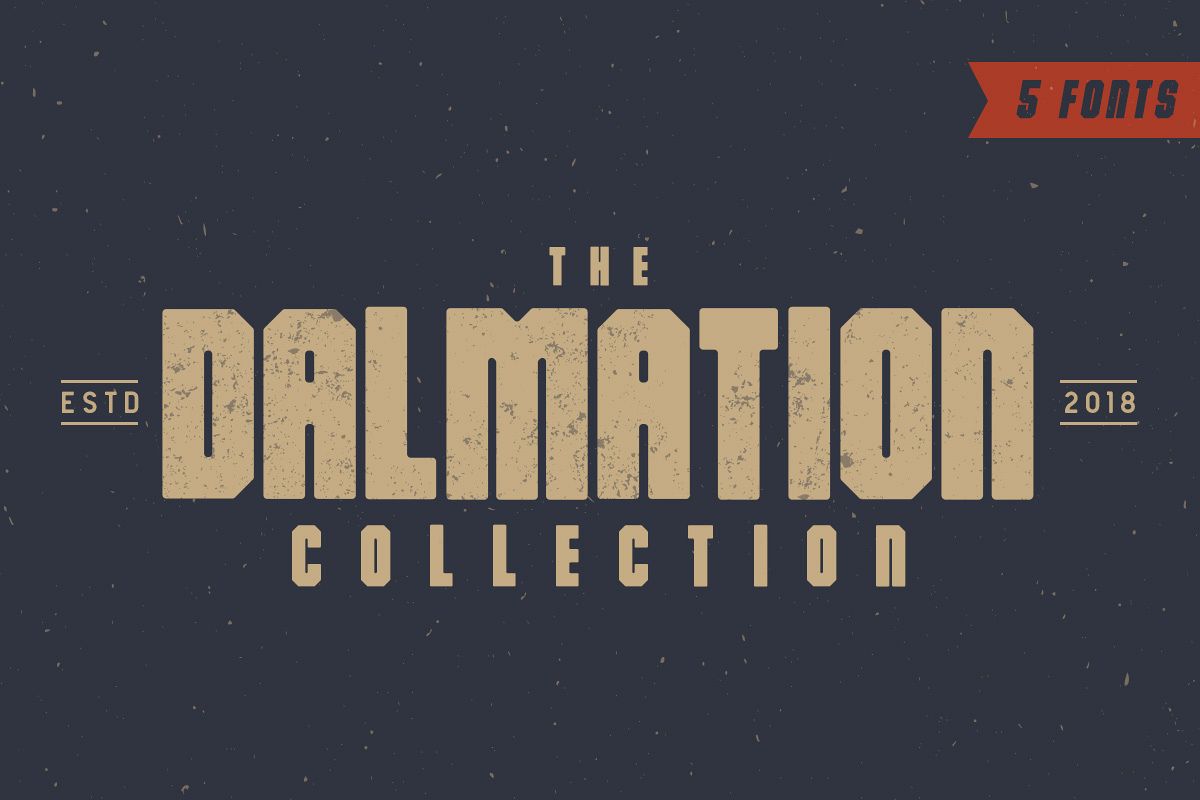 The Dalmation - Font Family example image 1
