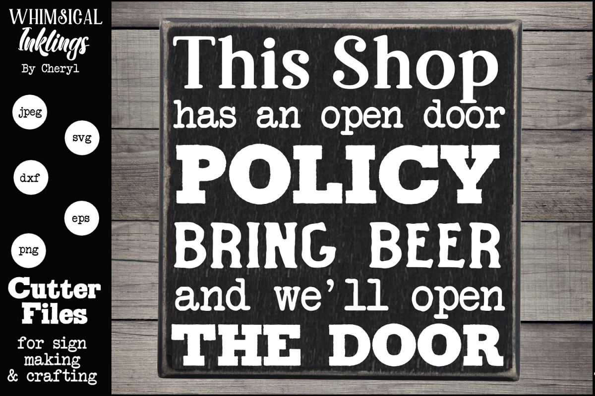 Open Door Policy Svg Design Bundles