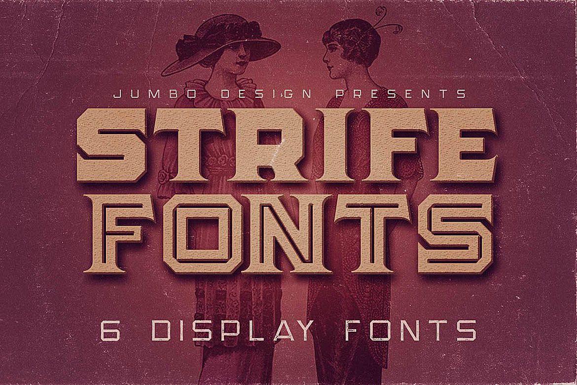 Strife - Display Font example image 1