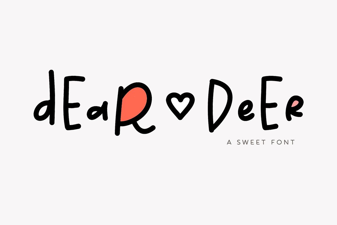 Dear Deer Font example image 1