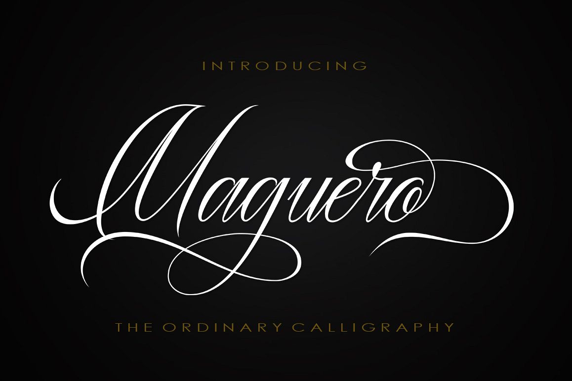 Maguero Script example image 1