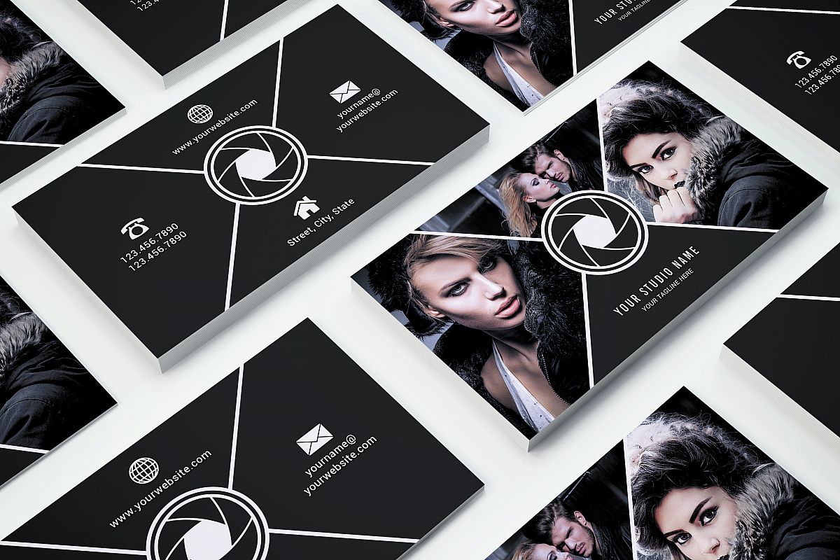 Business Card Template 017 Photoshop example image 1