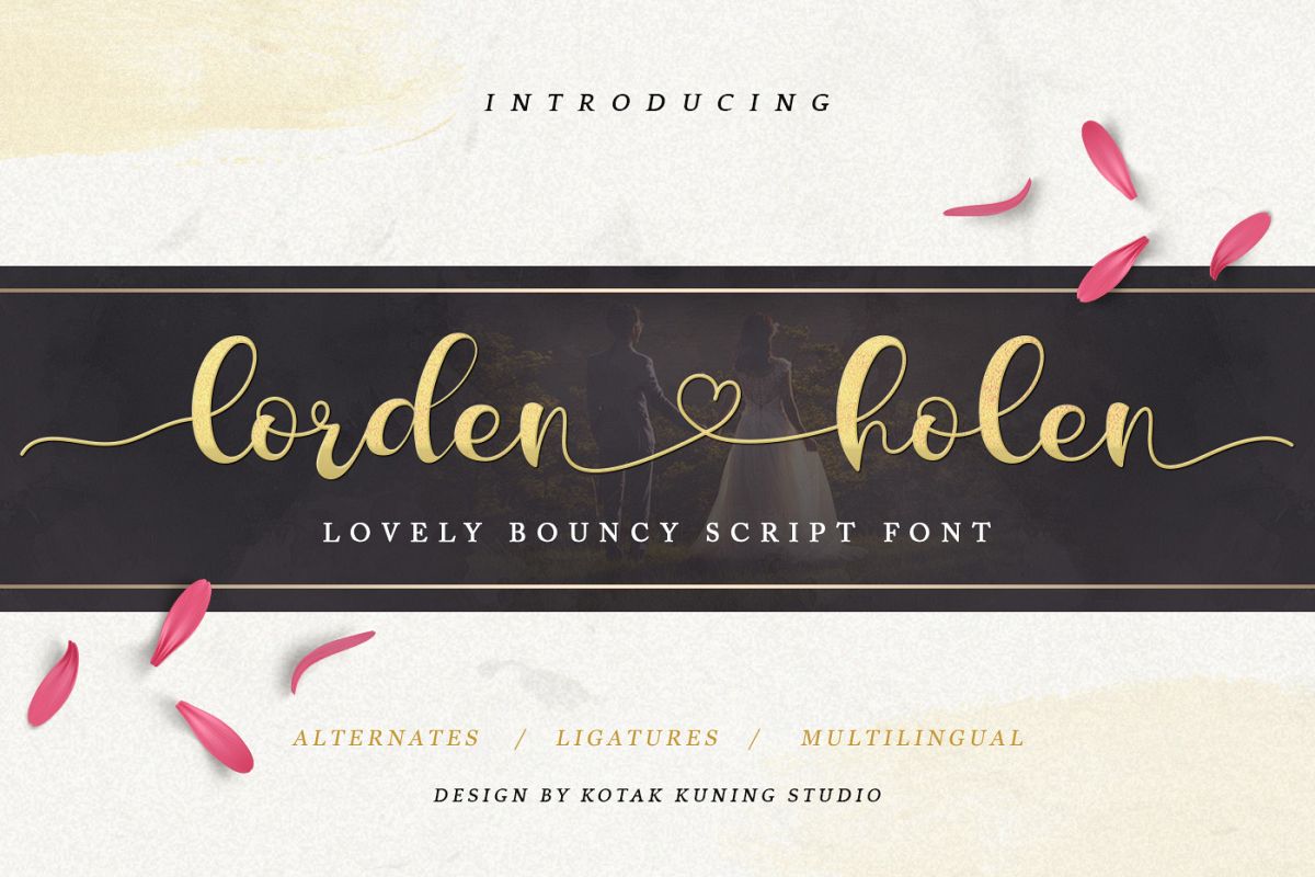 Lorden Holen Lovely Script example image 1