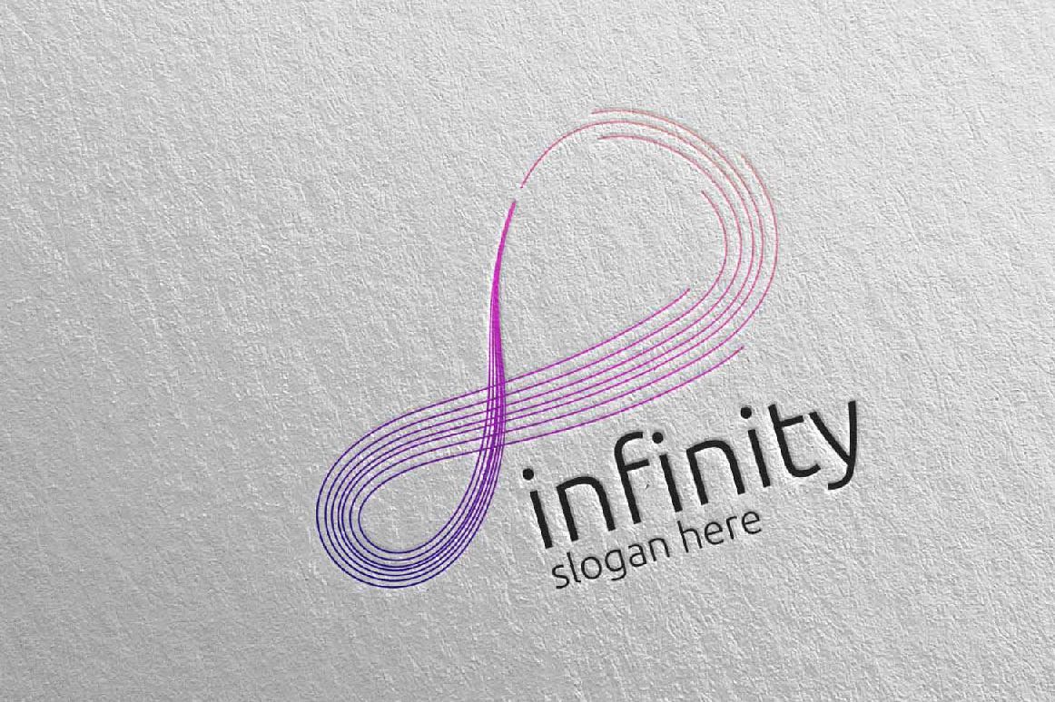 Infinity loop logo Design 30 example image 1