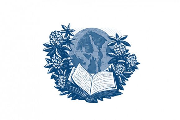Orcas Island Map Book Rhododendron Drawing example image 1