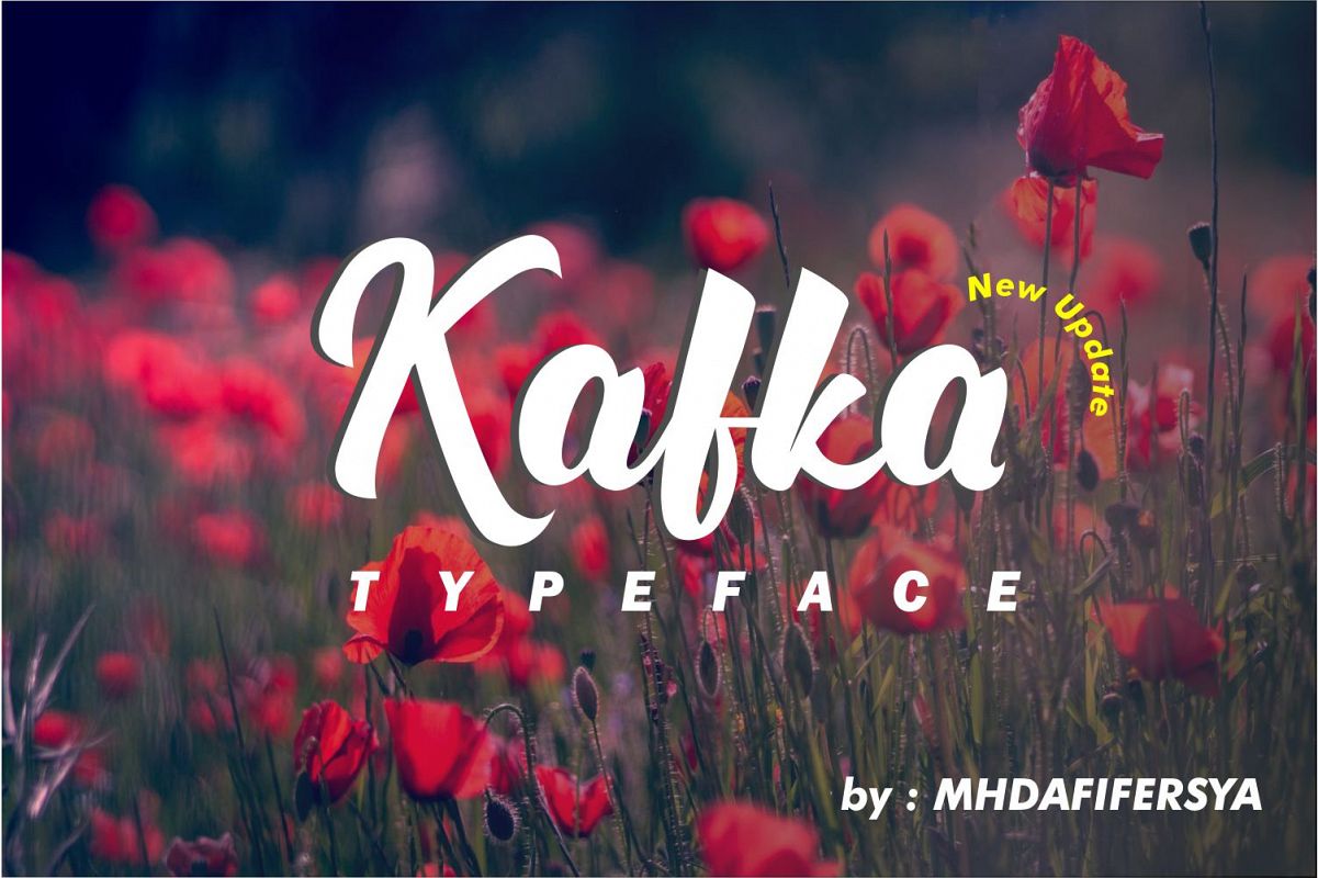 Kafka Typeface Update example image 1