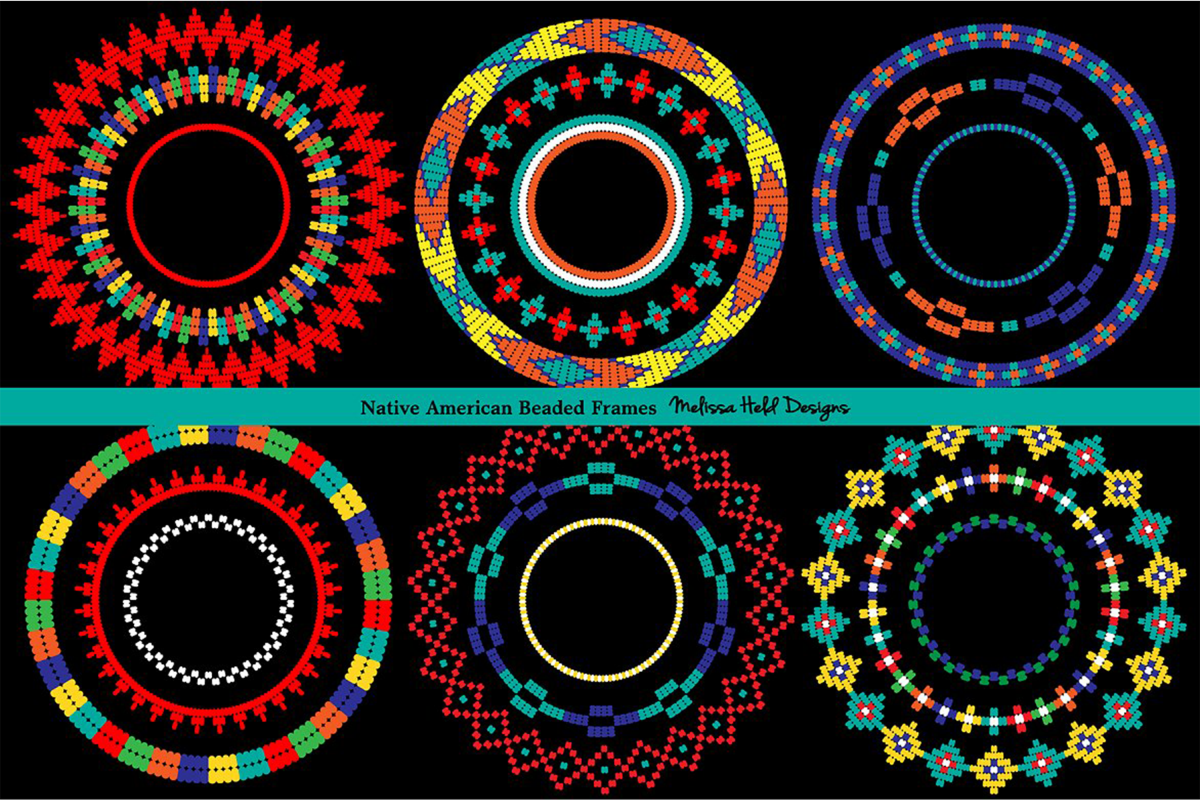 Native American Beaded Frames example image 1