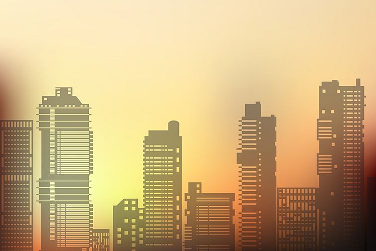 Landscape urban silhouette example image 1