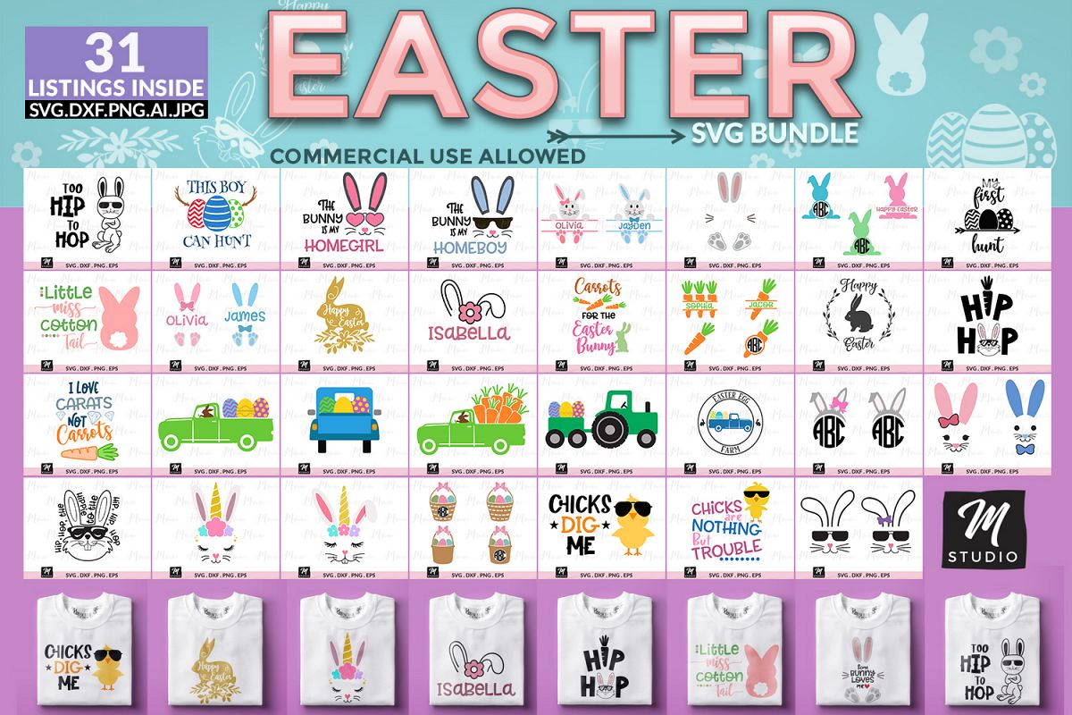 Easter Svg Bundle. example image 1