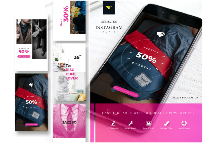 Instagram Story Template Sale Discount Series example image 1