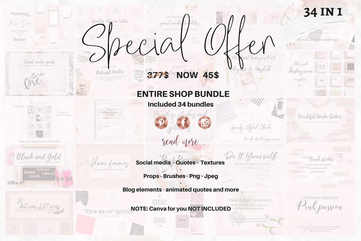 Entire shop bundle - 31 in 1 example image