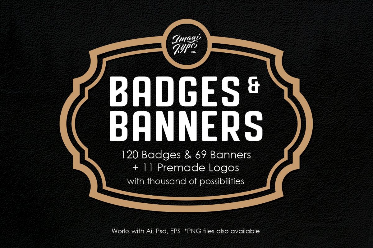 Badges And Banners Kit example image 1