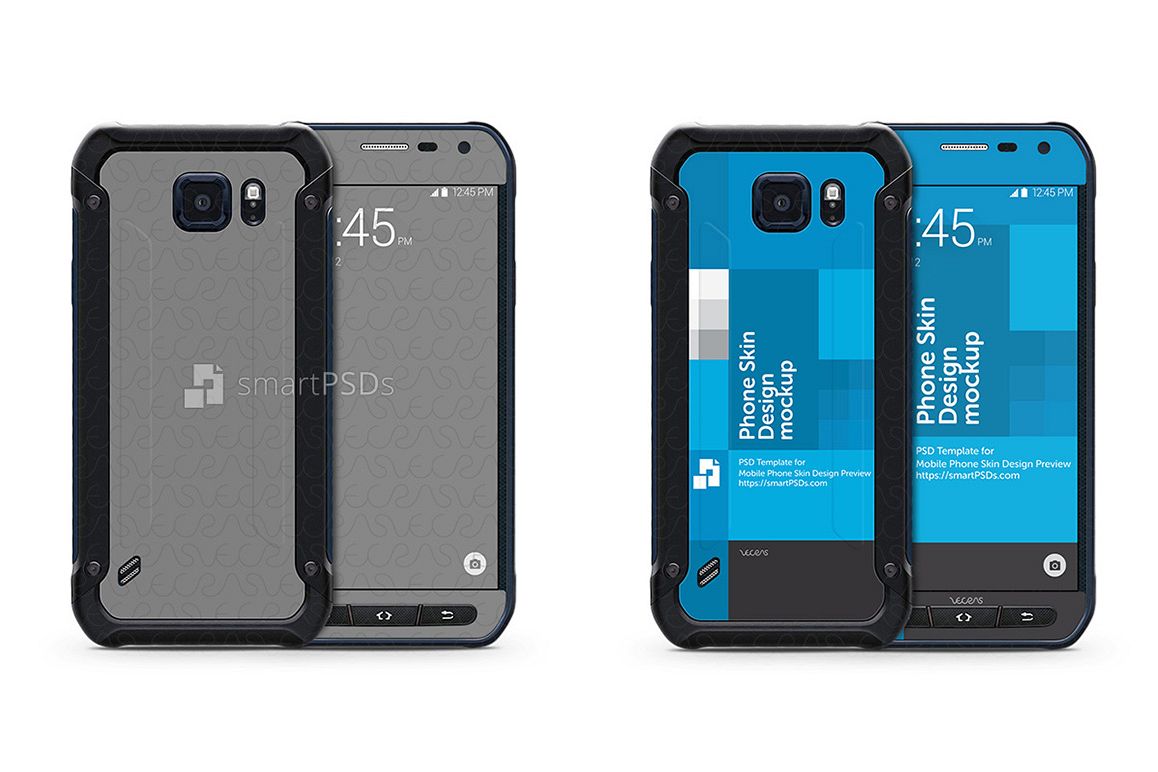 Samsung Galaxy S6 Active Mobile Skin Design Template example image 1