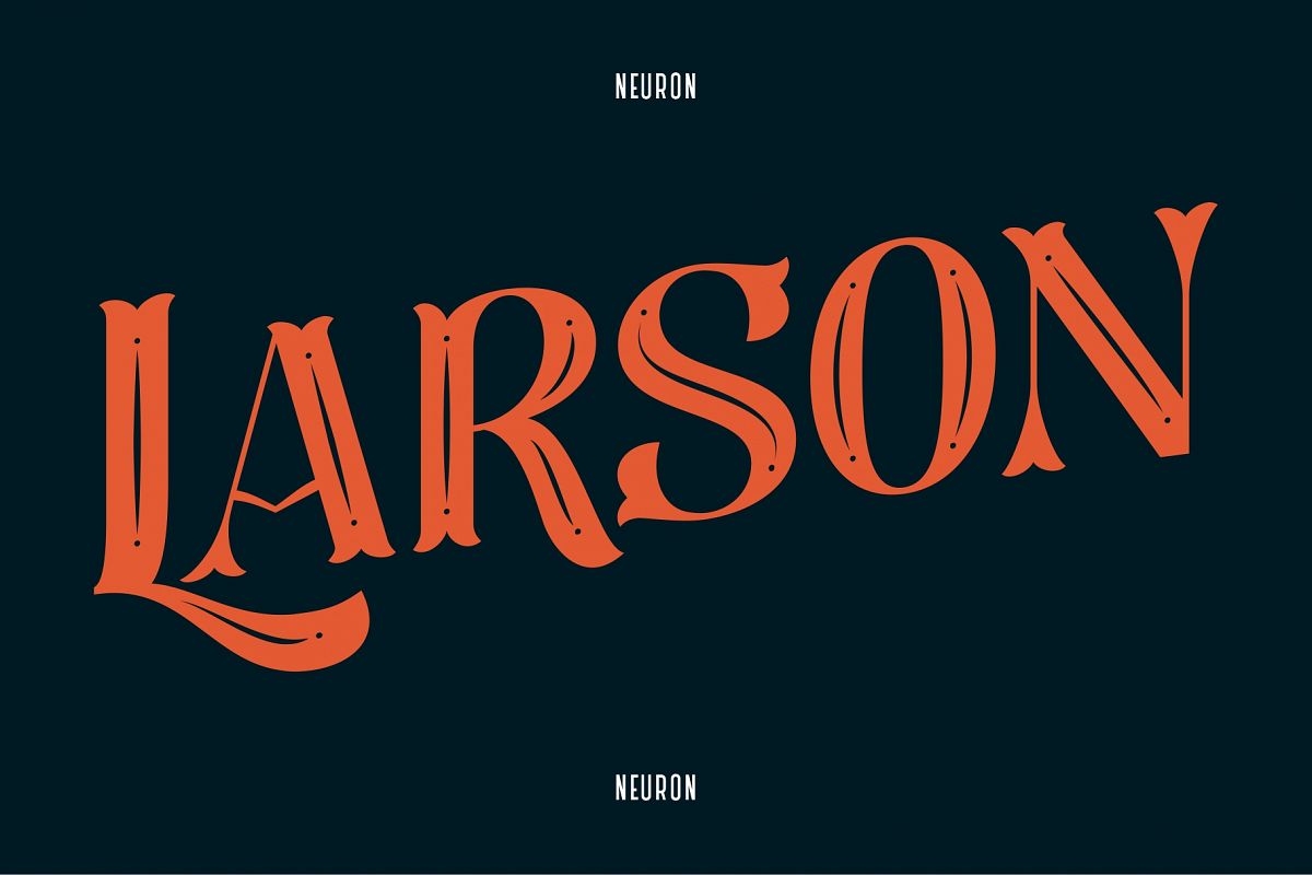 Larson Display Font example image 1