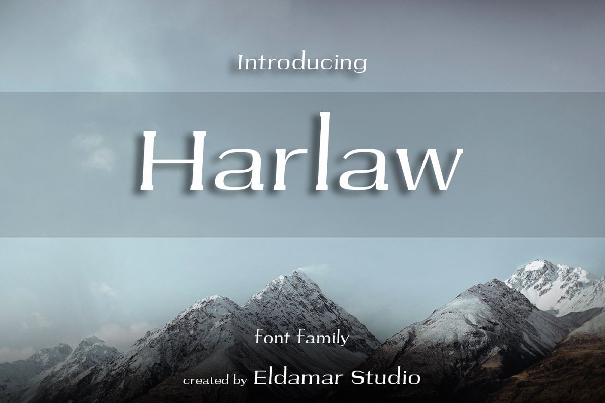 Harlaw Font example image 1