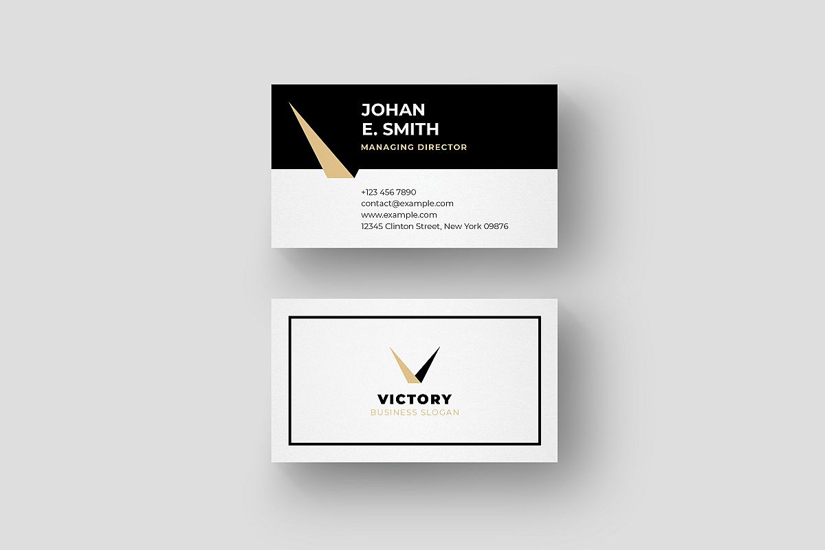 Modern Business Card Template example image 1