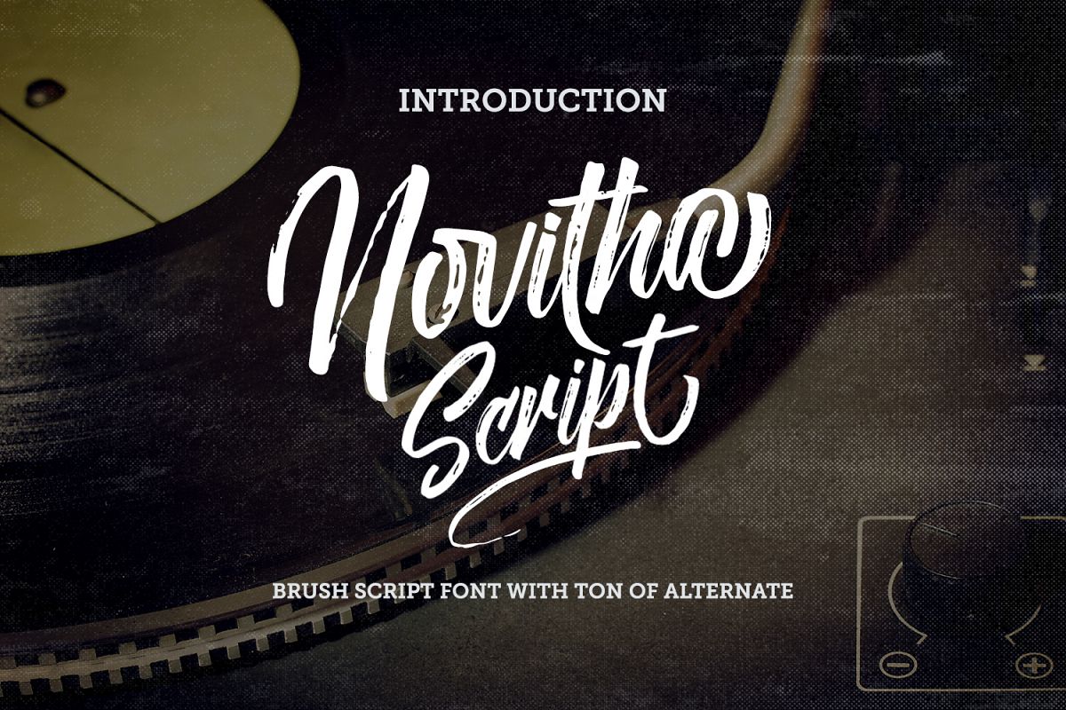 Novitha Script example image 1