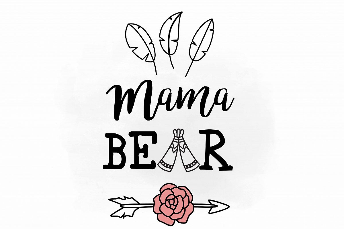Mama Bear Svg Clipart Digital File Mothers Day Cut Mama Bear Svg Clipart Digital File Mothers Day Cut
