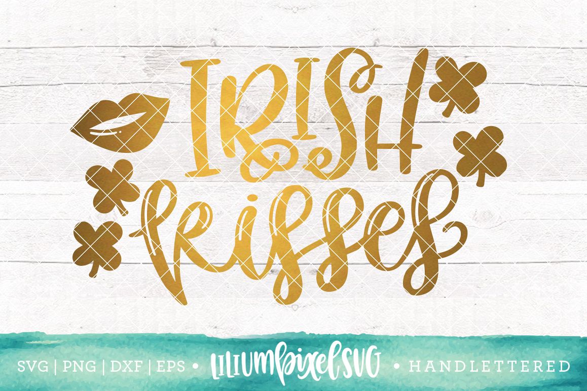 Irish Kisses / SVG PNG DXF EPS file example image 1