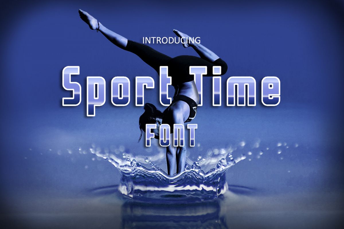 Sport Time Font example image 1