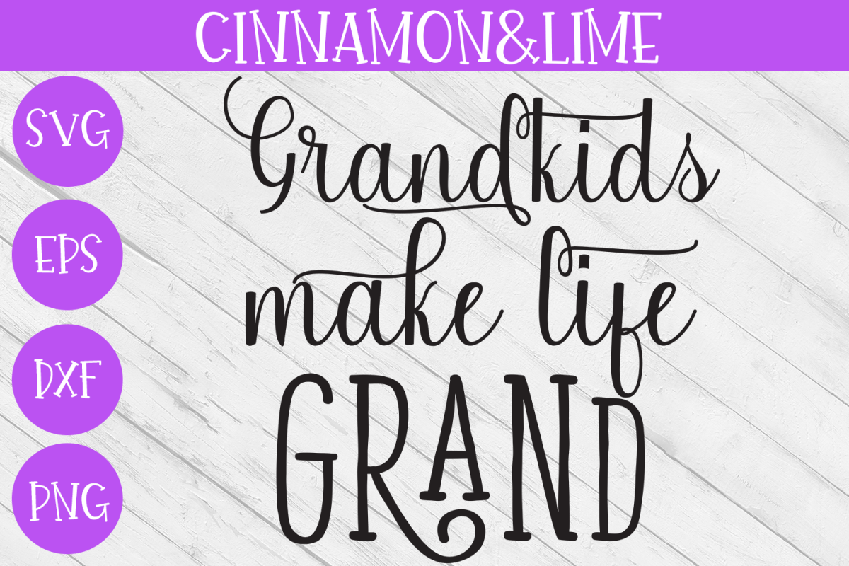 Christmas Svg - Grandkids Make Life Grand example image 1