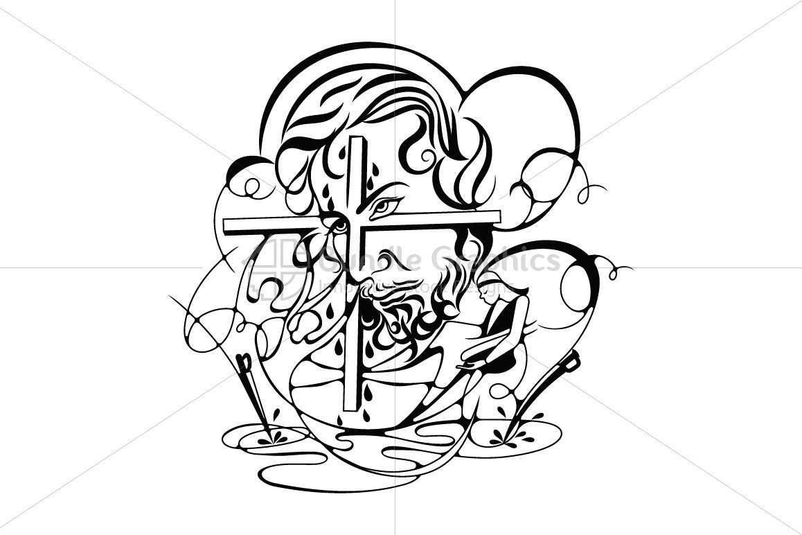 Jesus Christ - Abstract Illustration example image 1